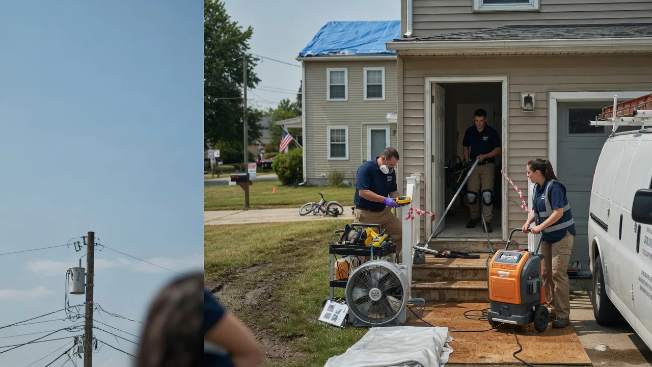 Water Damage Repair in Amherstdale, WV near me